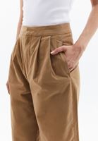 Women Brown Ultra High Rise Straight Fit Pants