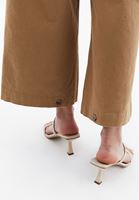 Women Brown Ultra High Rise Straight Fit Pants