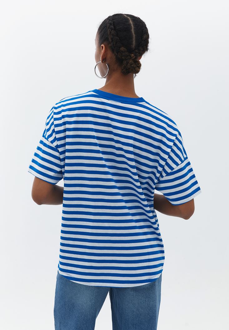 Women Mixed Cotton Oversize Tshirt
