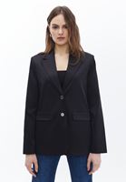 Women Black Oversize Blazer 