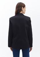 Women Black Oversize Blazer 