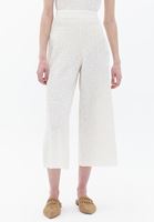 Women Beige High Rise Culotte Pants