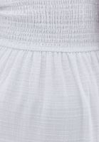 Women White Gipped Maxi Dress