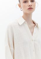 Women Beige Oversize Shirt