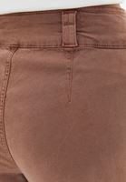 Women Brown High Rise Cargo Pants