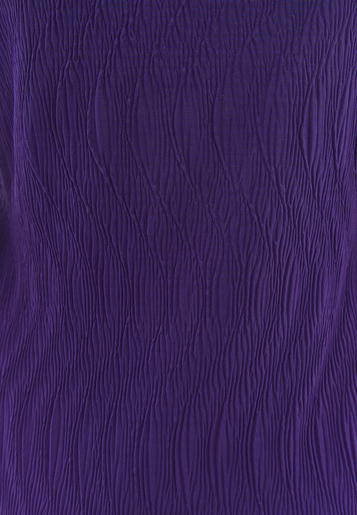 Women Purple Mini Dress with Thin Straps