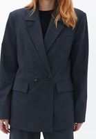 Women Mixed Oversize Blazer