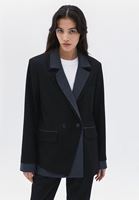 Women Black Oversize Blazer