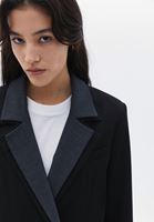 Women Black Oversize Blazer