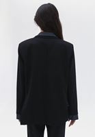 Women Black Oversize Blazer