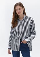 Women Mixed Striped Shirt