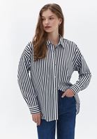 Women Mixed Striped Shirt