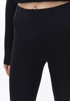 Women Black High Rise Bootcut Pants