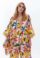 Women Mixed Oversize Shirt