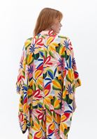 Women Mixed Oversize Shirt