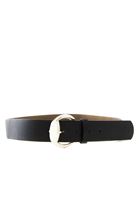 Women Black Belt with Buckle