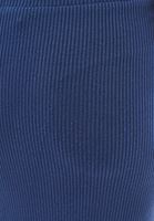 Women Blue High Rise Skirt with Slit Detail