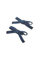 Bayan Mavi Denim Saç Tokası