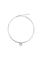 Bayan Gümüş Choker Metal Kolye