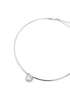 Bayan Gümüş Choker Metal Kolye