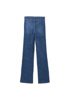 Bayan Mavi Bootcut Denim Pantolon