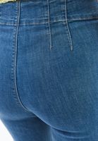Bayan Mavi Ultra Yüksek Bel Bootcut Pantolon