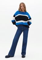 Women Mixed Soft Touch Striped Sweater