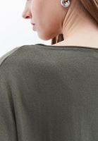 Women Green V-neck Sweater