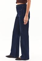 Bayan Mavi Flare Denim Pantolon