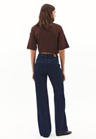 Bayan Mavi Flare Denim Pantolon