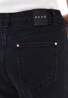 Bayan Siyah Ultra Yüksek Bel Mom-Fit Pantolon