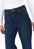 Bayan Lacivert Ultra Yüksek Bel Mom-Fit Pantolon