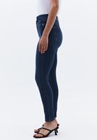 Bayan Mavi Ultra Yüksek Bel Skinny-Fit Pantolon