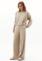 Bayan Bej Modal Oversize Sweatshirt