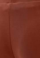 Women Brick Modal High Rise Straight-Fit Pants