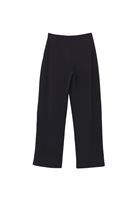 Bayan Siyah Modal Straight-Fit Pantolon
