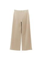 Bayan Bej Modal Wide-Leg Pantolon