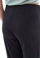 Bayan Siyah Modal Orta Bel Culotte Pantolon