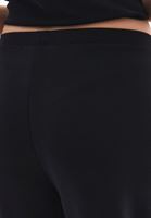 Bayan Siyah Modal Straight-Fit Pantolon