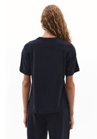 Women Black Modal Crew Neck T-Shirt