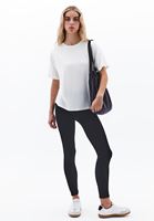 Women Cream Modal Crew Neck T-Shirt