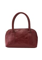 Women Bordeaux Buckle Detail Shoulder Bag