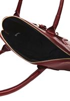 Women Bordeaux Buckle Detail Shoulder Bag