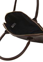 Women Brown Buckle Detail Shoulder Bag