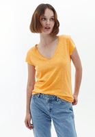 Pamuklu Tişört ve Skinny-Fit Pantolon Kombini