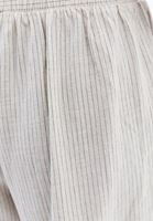 Bayan Çok Renkli Keten Karışımlı Wide-Leg Pantolon