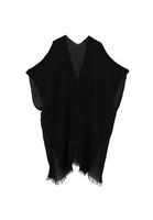 Bayan Siyah Basic Kimono
