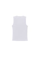 Women White Modal Square Neck Tank Top
