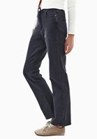 Bayan Gri Straight-Fit Denim Pantolon