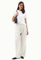 Bayan Krem Modal Straight-Fit Pantolon